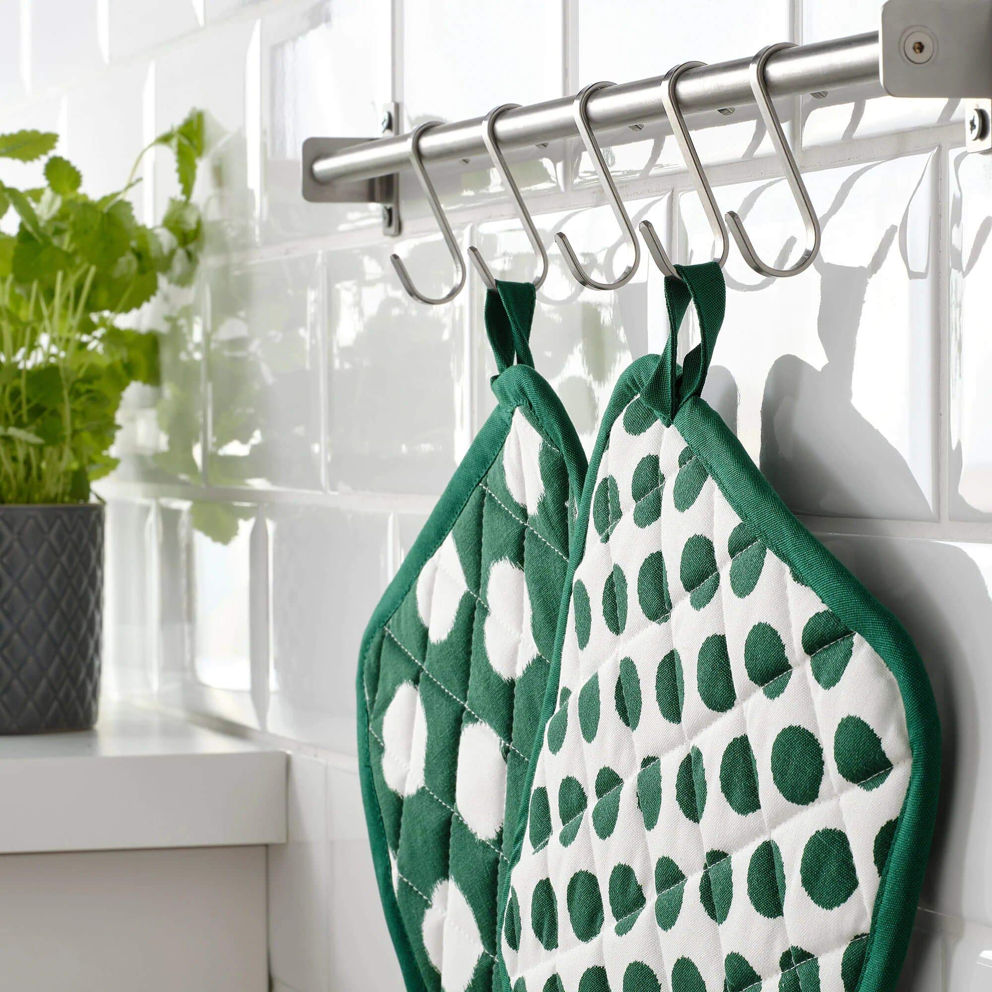 Aerglo IKEA Pot Holder (ALVALISA Green, White 23x23 cm (9x9)) 3