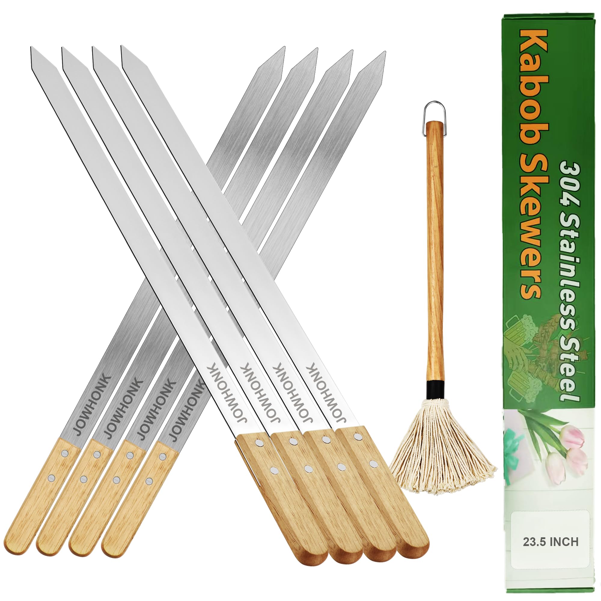 JOWHONK 23.5 1-Inch Wide Skewers