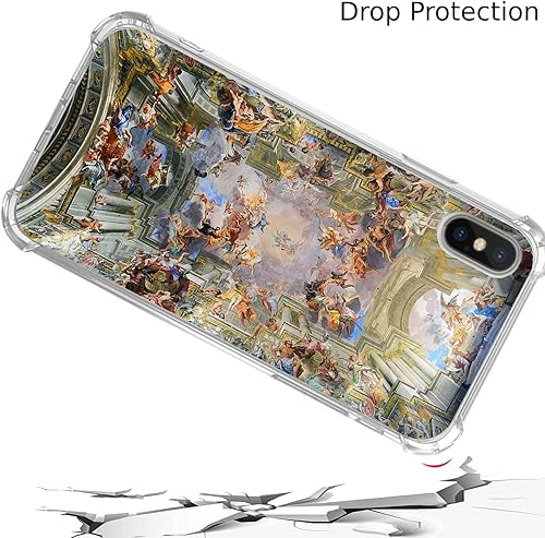 Miniatura 4 de Funda renacentista para teléfono, funda de arte estético compatible con iPhone XsiPhone X, funda de arte icónico vintage para iPhone XsiPhone X,