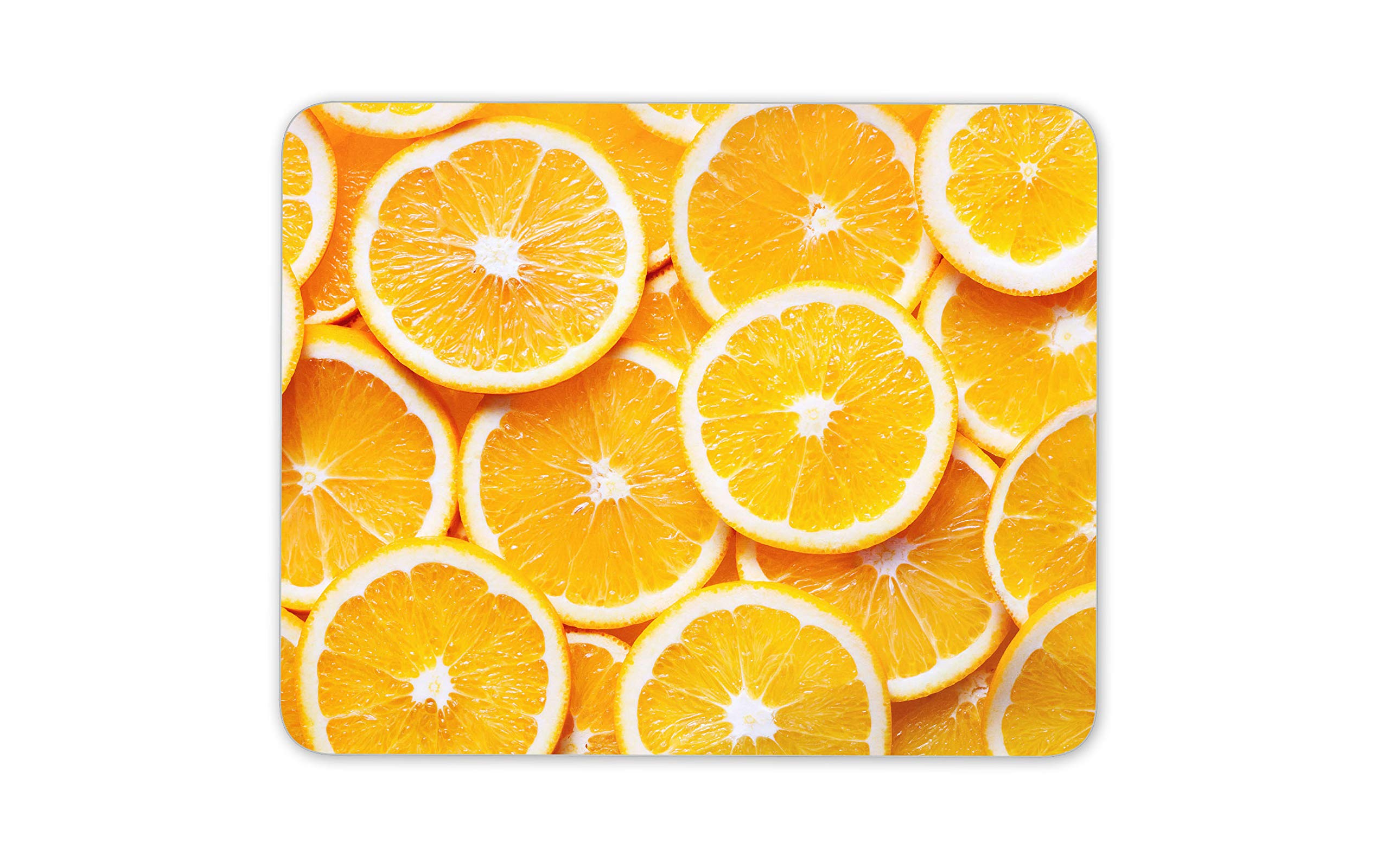 Citrus Fruit Orange Fresh Summer Juice Mouse Mat Pad - Computer #16073