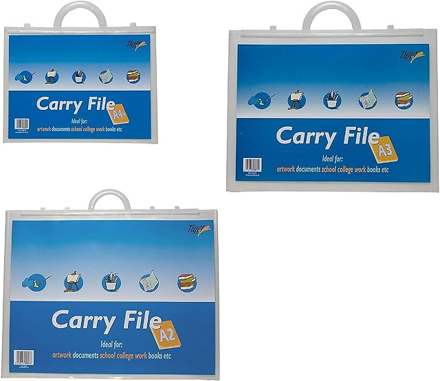 Mapac Clear Project Bag A2 - Pack of 2