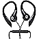 Magnavox MHP4854-BK Earhook Earbuds with Microphone in Black | Available in Black & White | Earbuds Earhook with Microphone |