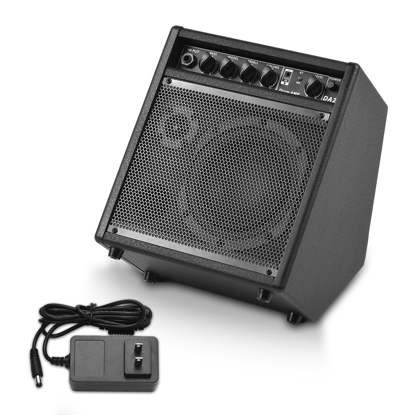 Amazon.co.jp: WOYUE 電子ドラムスピーカー 25W ポータブル 練習用