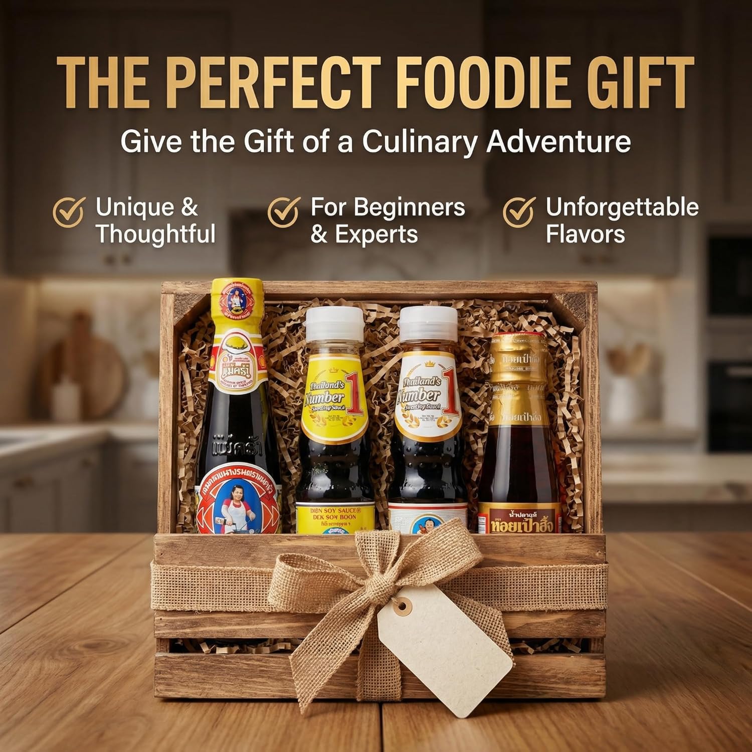 Thai Food Cooking Sauce Kit (Essential Set, Small-size Bottle)