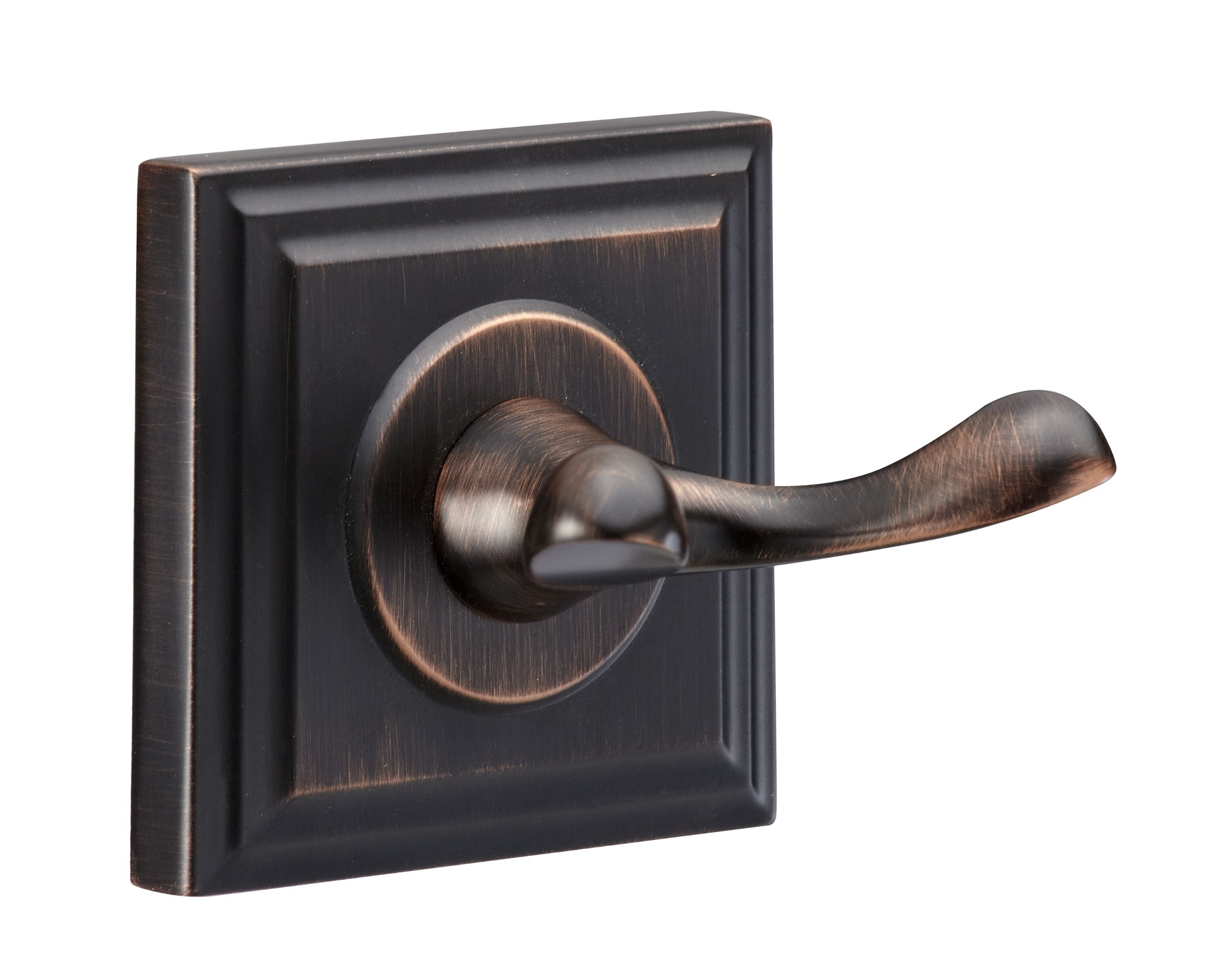Designers Impressions Aurora Series Oil Rubbed Bronze Double Robe Hook