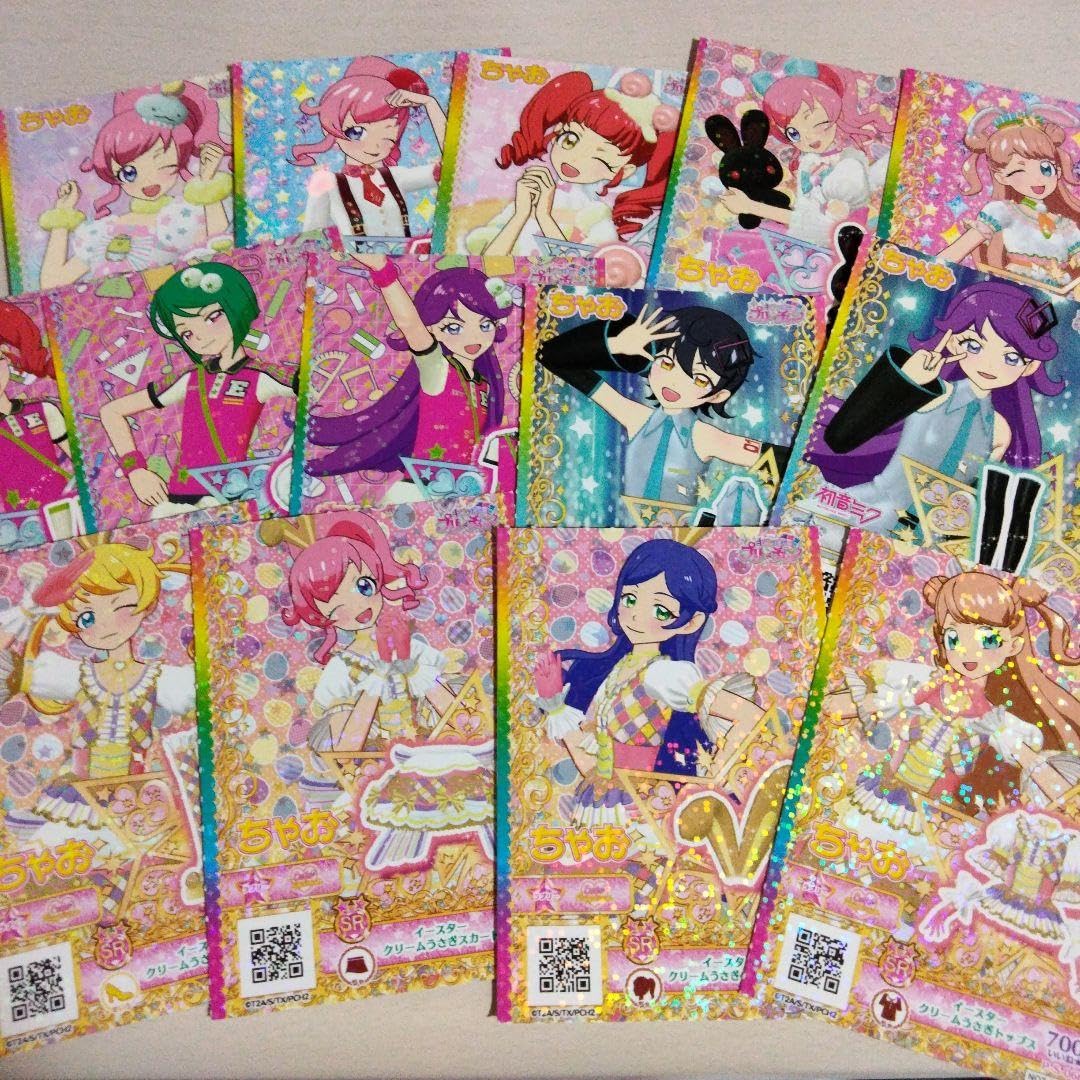 ちゃおフェス限定　超デカプリカードセット ちゃおフェス ひみつのアイプリ スペシャルカード＆ステッカー