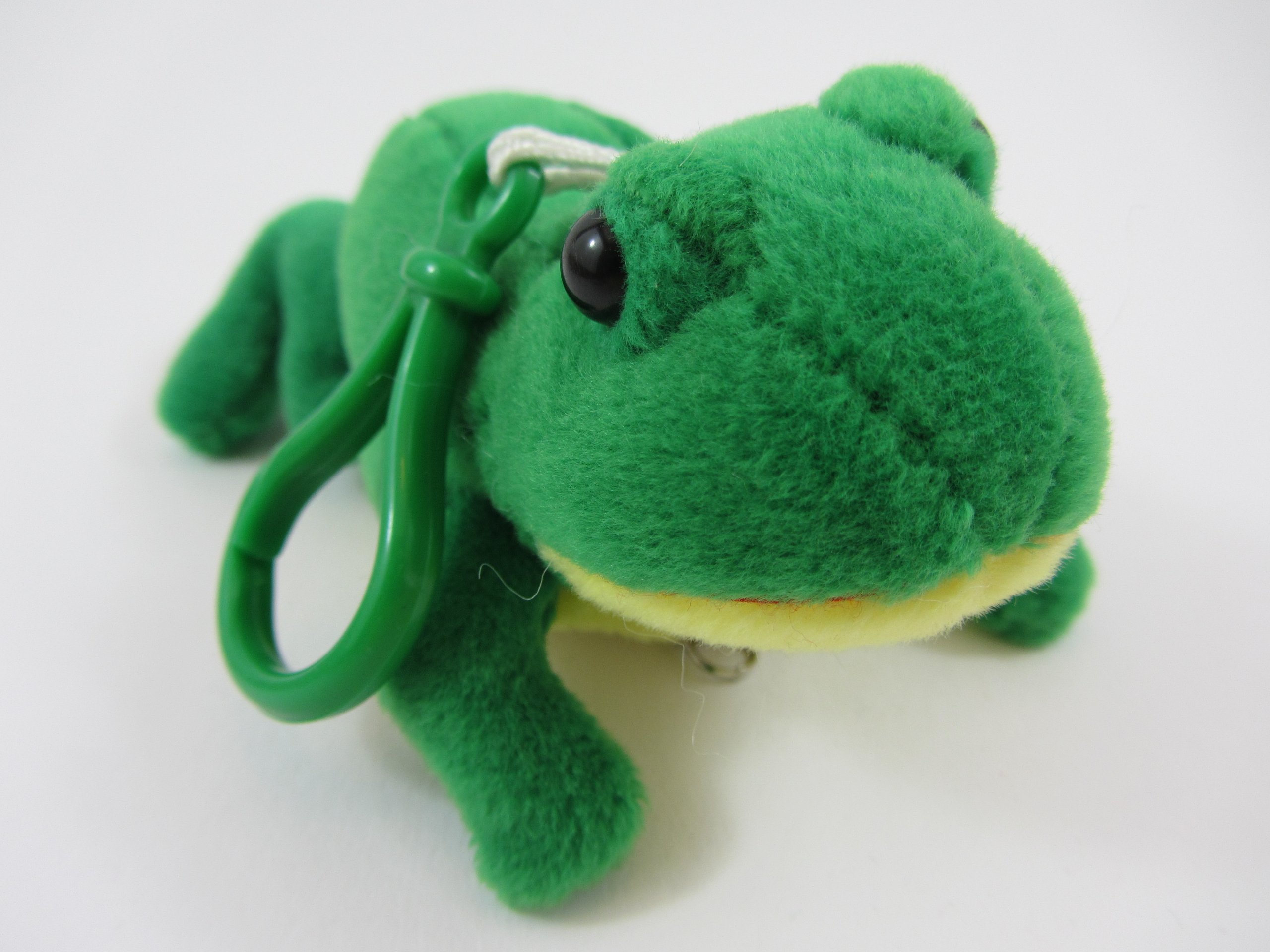 Gisela Graham - Clip on Frog Coin Purse - Soft Toy