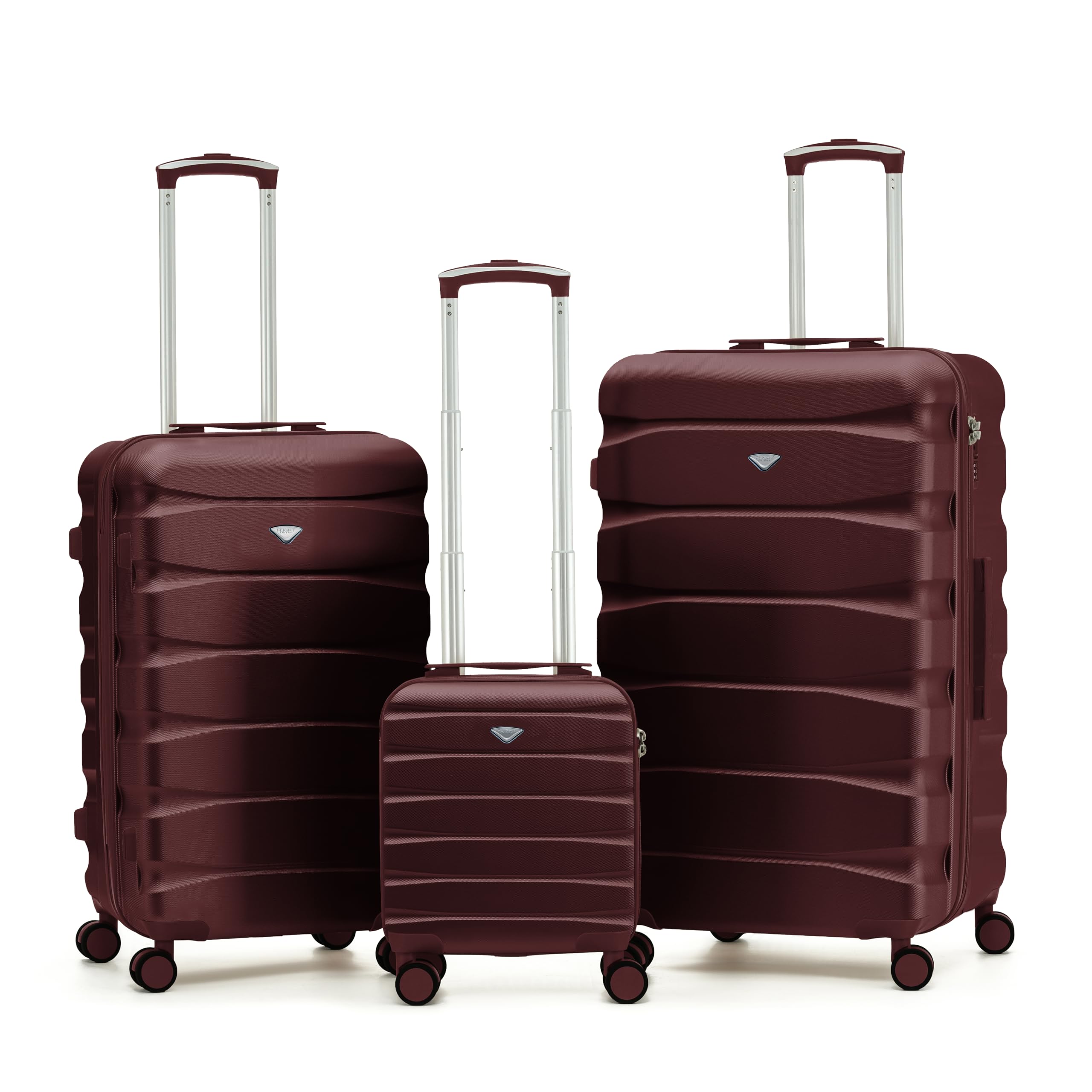 Flight Knight Lightweight 4 Wheel ABS Hard Case Medium Suitcase Approved for Over 100 Airlines Including easyJet, British Airways, Ryanair, Jet2, Emirates & Many More - Check-in Medium Size 25" — view 65