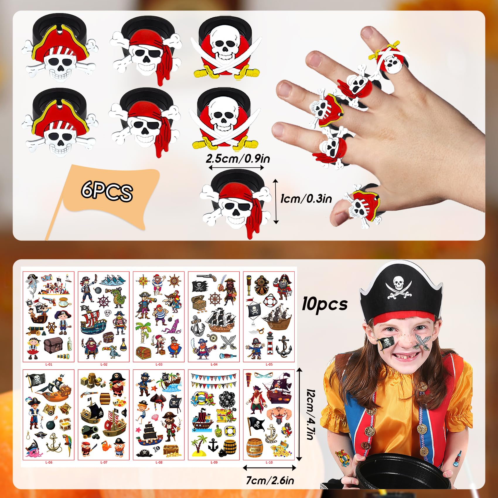 Cadeau Anniversaire Enfants Invites 168Pcs Cadeau Anniversaire Pirate Enfants, 12 X Sac, 48 Diamants & 36 D'or De Pirate Eye Patch Faux Moustache Tatouage Jouet Fête, Kit Pirate Garcon Chasse Au Trésor Cadeaux