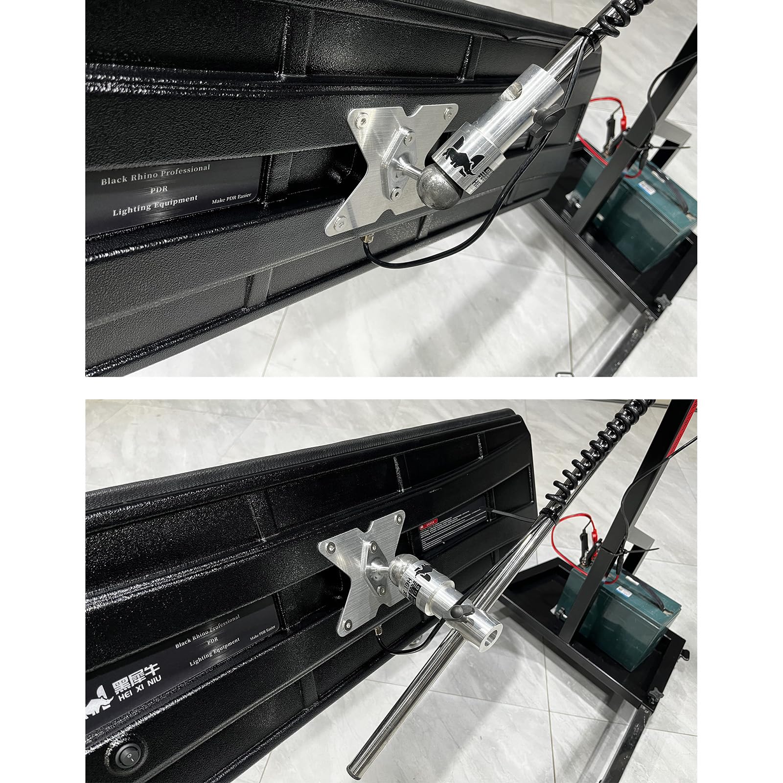 Luce PDR Per Impieghi Gravosi Lampada PDR LED Scheda Riflettore Strumenti Per La Riparazione Delle Ammaccature Set Di Strumenti Manuali Con Supporto Regolabile Per La Luce A LED Batteria Non Inclusa