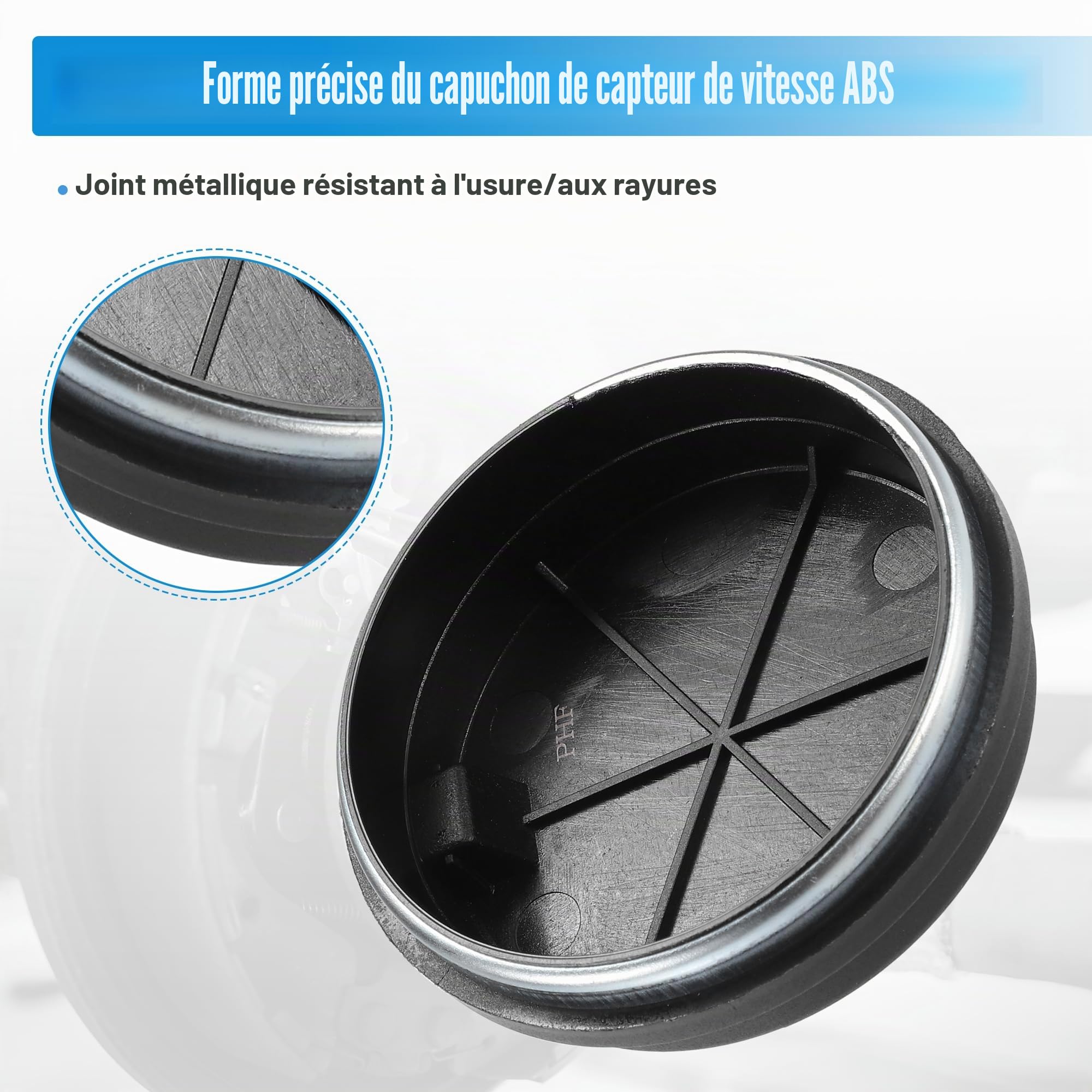 X AUTOHAUX Capteur de vitesse ABS à roulement de moyeu arrière pour Kia Sportage NO.58980-C1100
