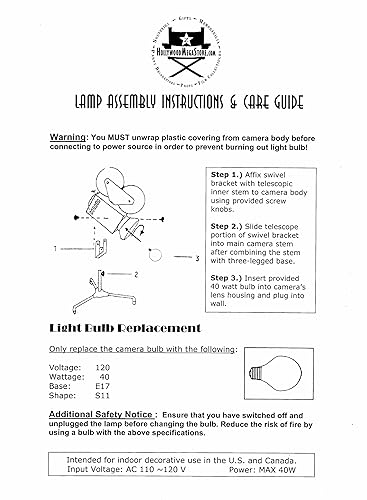 Miniatura 7 de Lámpara de escritorio para cámara de cine