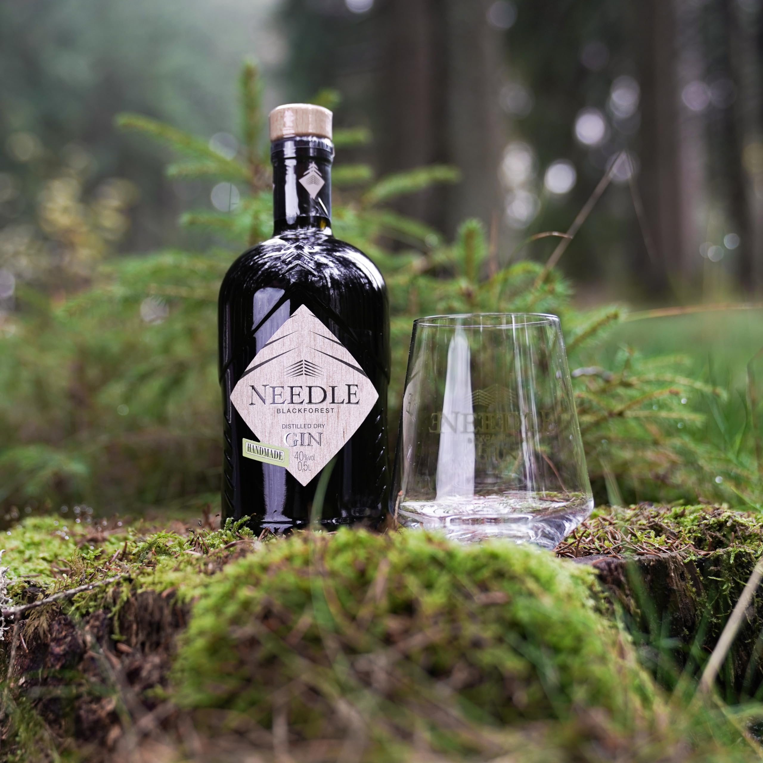Needle Black Forest Distilled Dry Gin - der Gin aus dem Schwarzwald (alc. 40% vol) | 1 x 3,0l