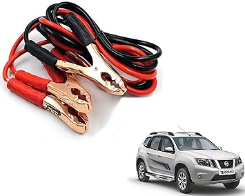 WolkomHome Jumper Cable Booster cable car Battery charger 500-Amp to 700-Amp Capacity 2-mtr for Nissan Terrano