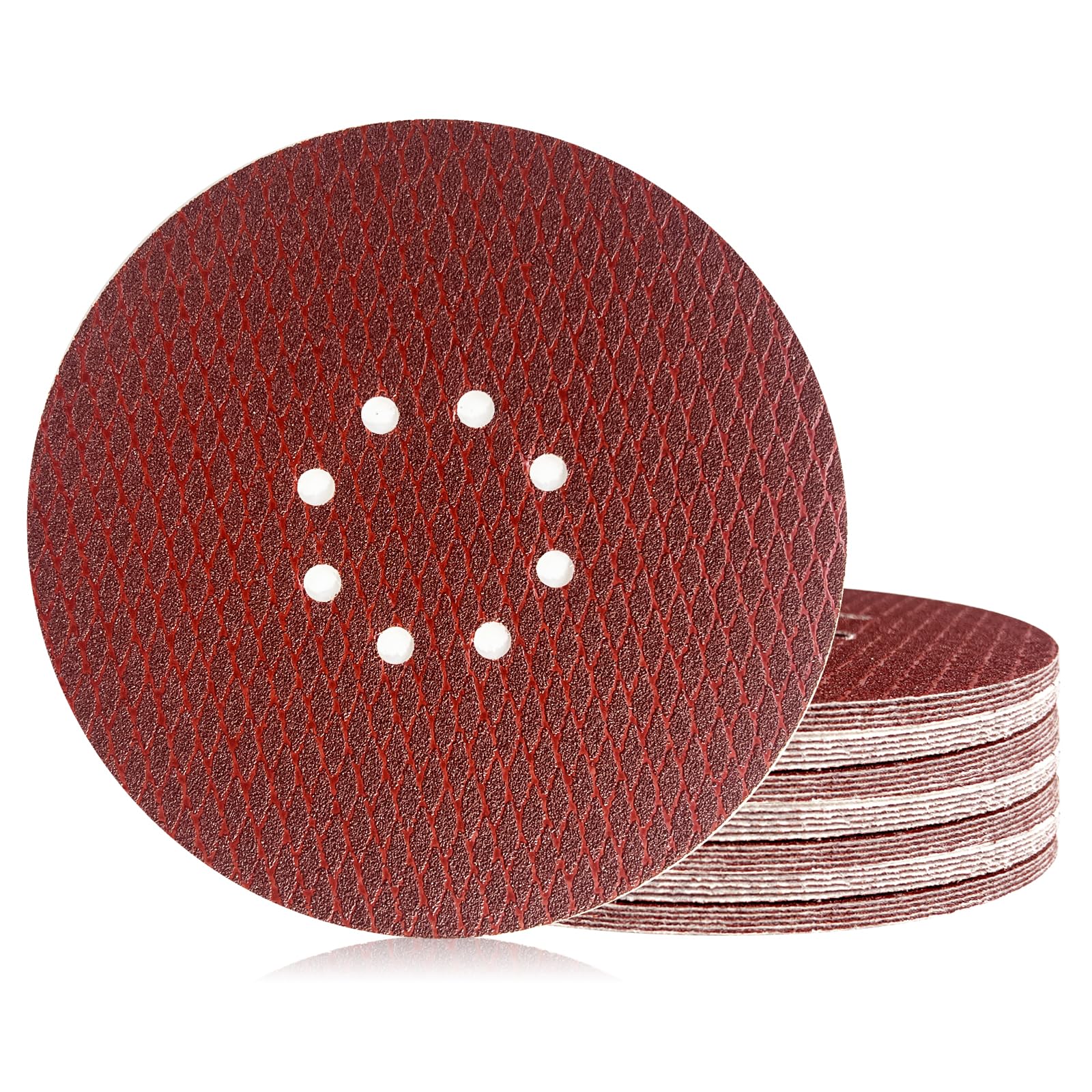 15 Disques Abrasifs 225mm Grain P240 - Pour Ponceuses à Long Cou Et Plâtre