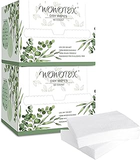 Toallas faciales desechables biodegradables g...