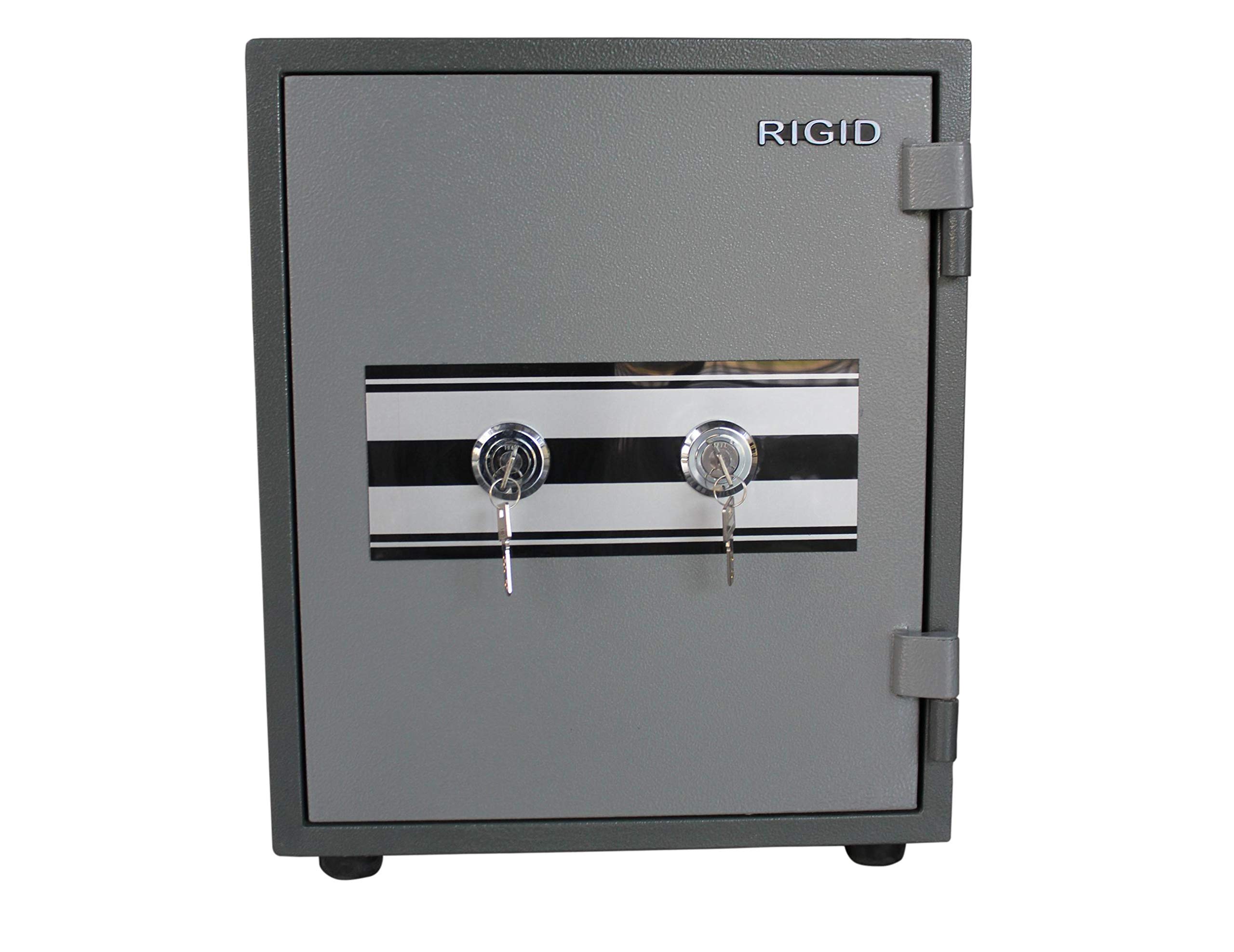 Buy RIGID Safe Box with Dual Keys Lock 70KG, Large Secure & Fire ...