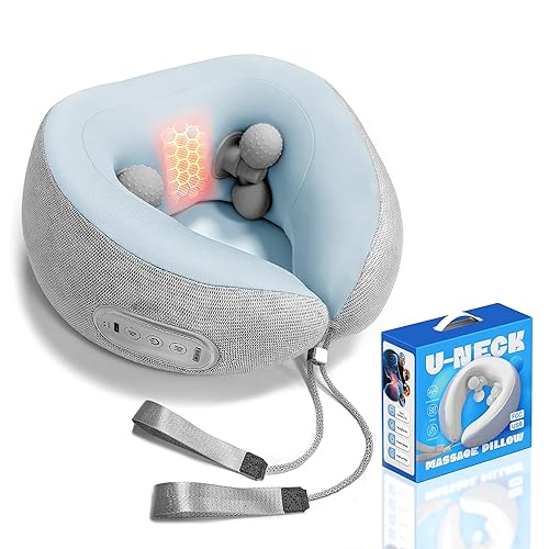 Neck Massager for Pain Relief deep Tissue, Neck Pillow Airplane
