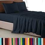 Elegant Comfort Luxe 4-Piece Ensemble de draps - Luxury Bedding Premium Hotel Qualité Microfibre, Résistant à la ride Cool & Respirant, facile à installer, Twin/Twin XL, Rose chaud