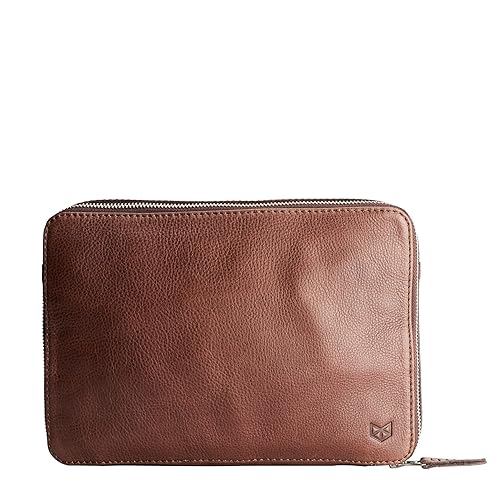 mens leather travel pouch