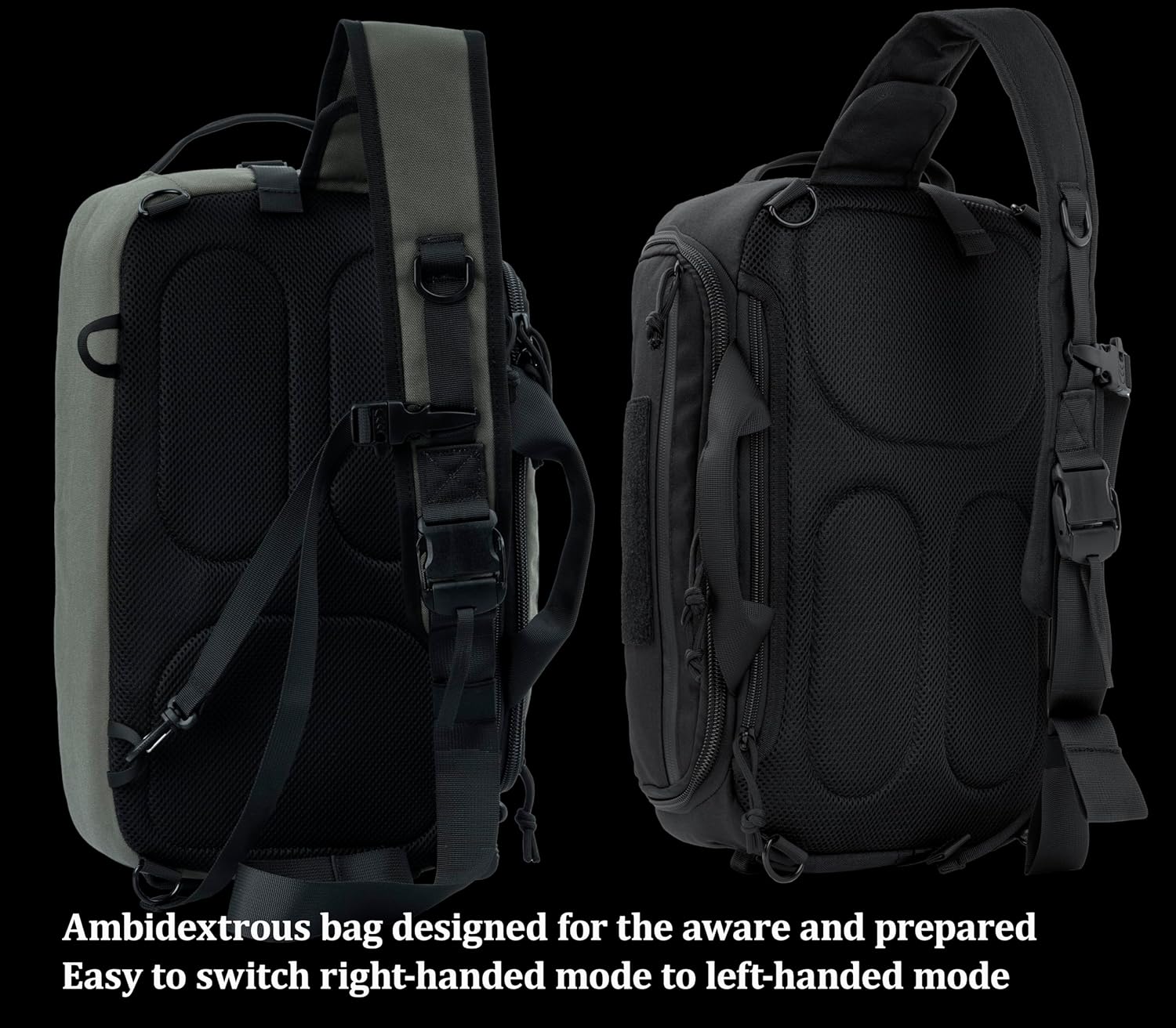 Tactical Sling Backpack – Durable 16L Crossbody Shoulder Bag for EDC, Hiking, Travel, Camping, Outdoor Utility – Men & Women - Image 8