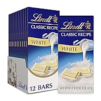 Vista 8 de Lindt CLASSIC RECIPE - Barra de caramelo de chocolate blanco con galletas y crema, caramelo de chocolate blanco con piezas de galletas de chocolate
