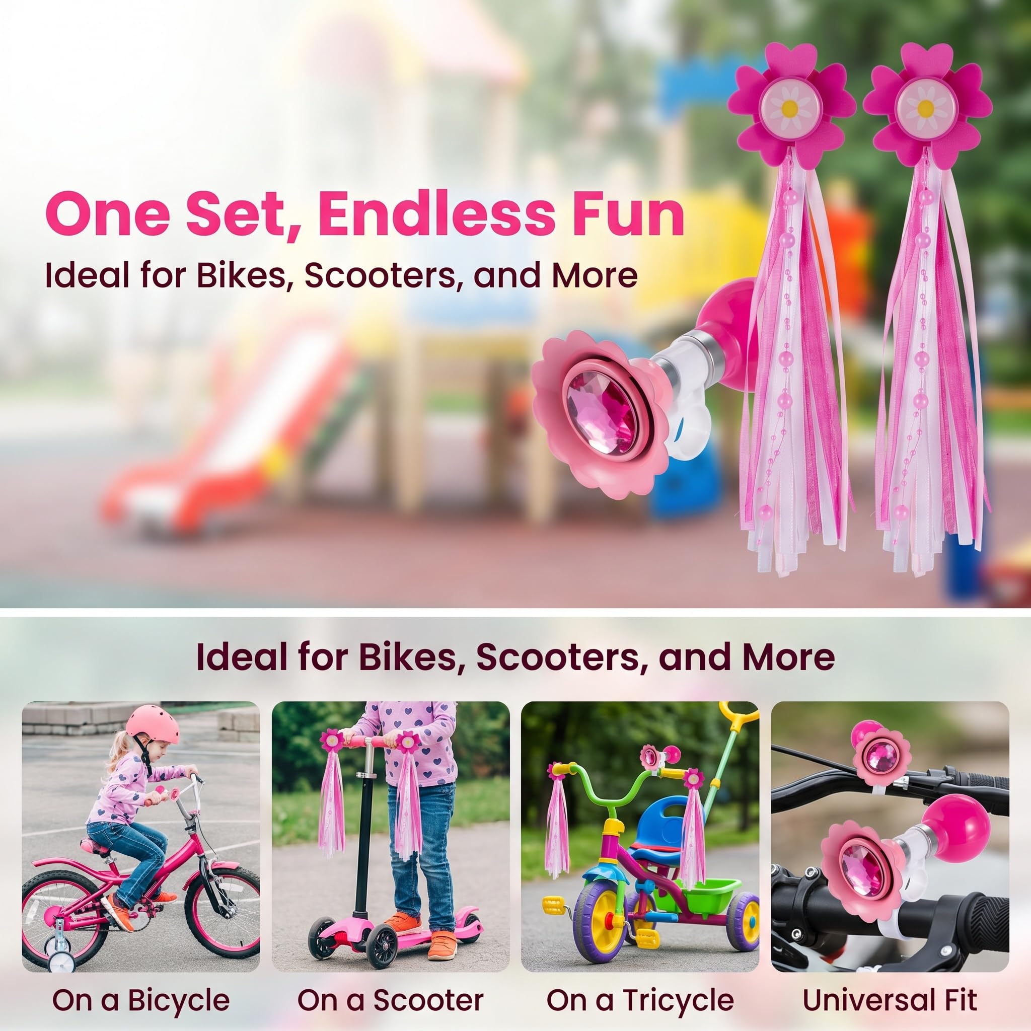 Kids Bike Horn - Loud & Colorful -4