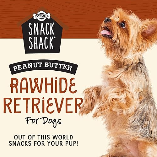 Miniatura 2 de Cosmo's Snack Shack Mantequilla de cacahuete para perros, paquete de 6  Golosinas de mantequilla de maní de origen estadounidense