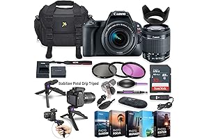 Canon EOS Rebel SL2 DSLR Camera with 18-55mm Lens + 5 Photo/Video...