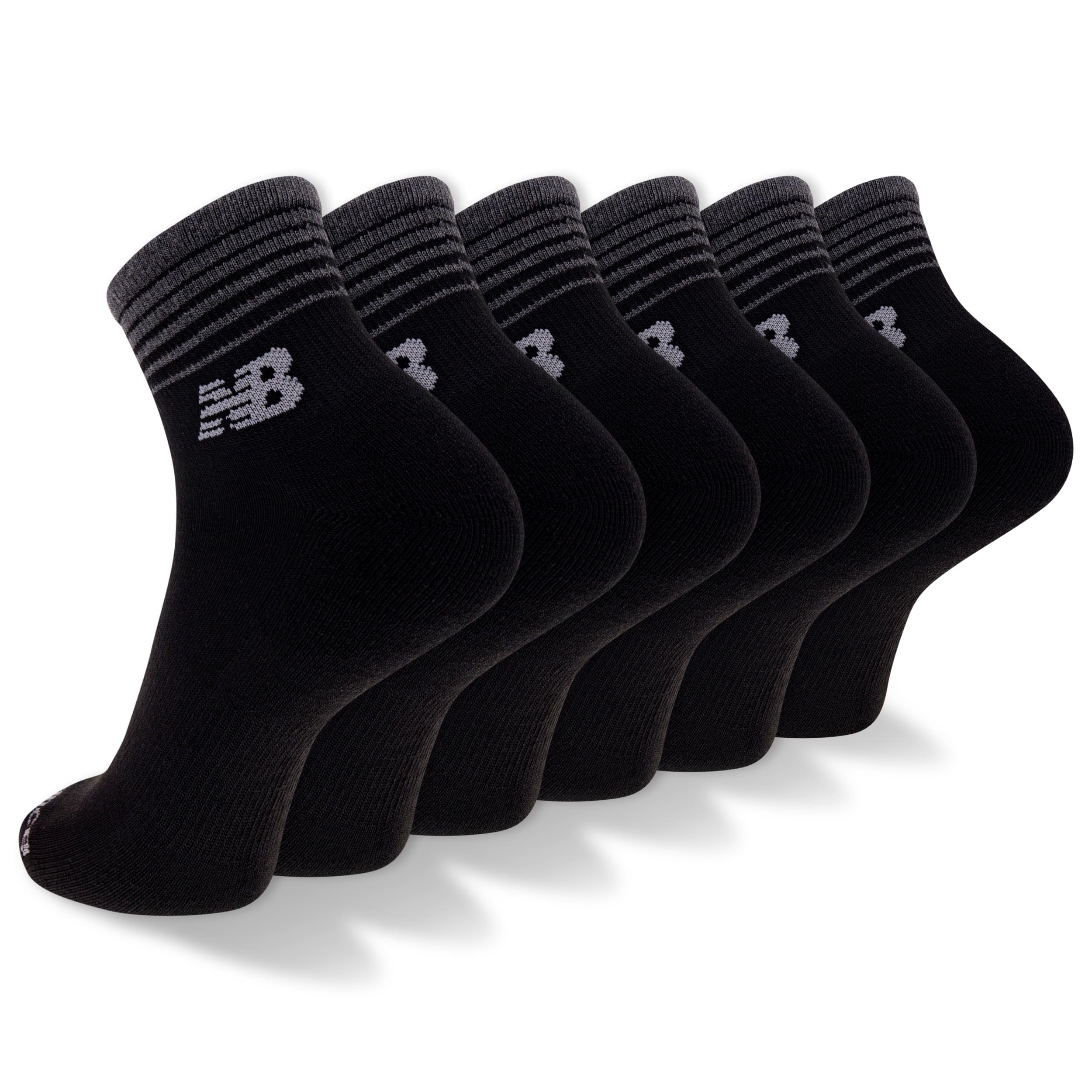 New Balance Performance Cushioned Ankle Socks - 6 Pairs - Moisture Wicking Caviglia 6 Paia Unisex - Adulto