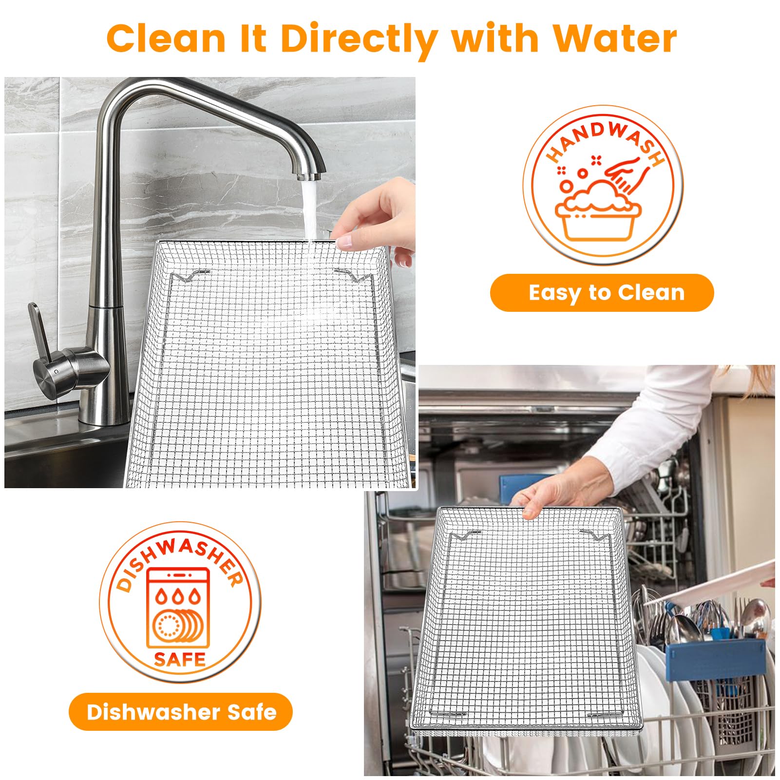 Air Fryer Tray Replacement For Cuisinart TOA60 TOA65