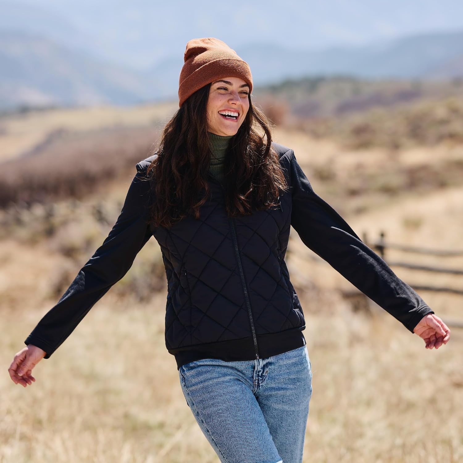 Free Country Women's Venture Quilted Hybrid Jacket
