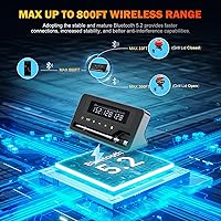 Vista 5 de Termómetro de carne inalámbrico, termómetro digital Bluetooth de 800 pies con aplicación inteligente, temperatura precisa mejorada en un 100%