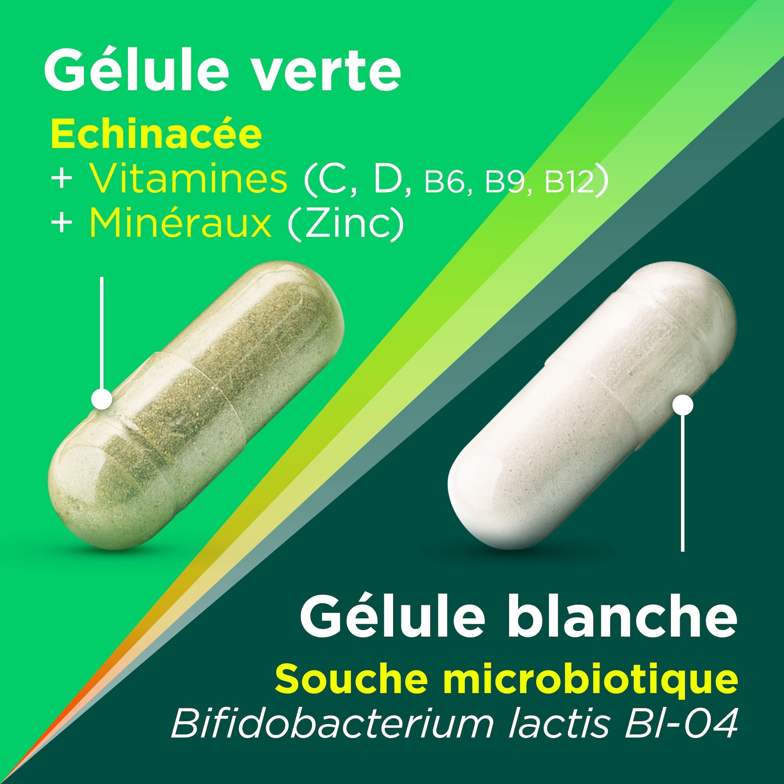 Berocca® Immunité Défense - Préparez vos défenses naturelles - Echinacée, Vitamine D, Vitamine C, et Zinc - Souche microbiotique- Complément alimentaire - 112 comprimés (4x28) - Fabriqué en France