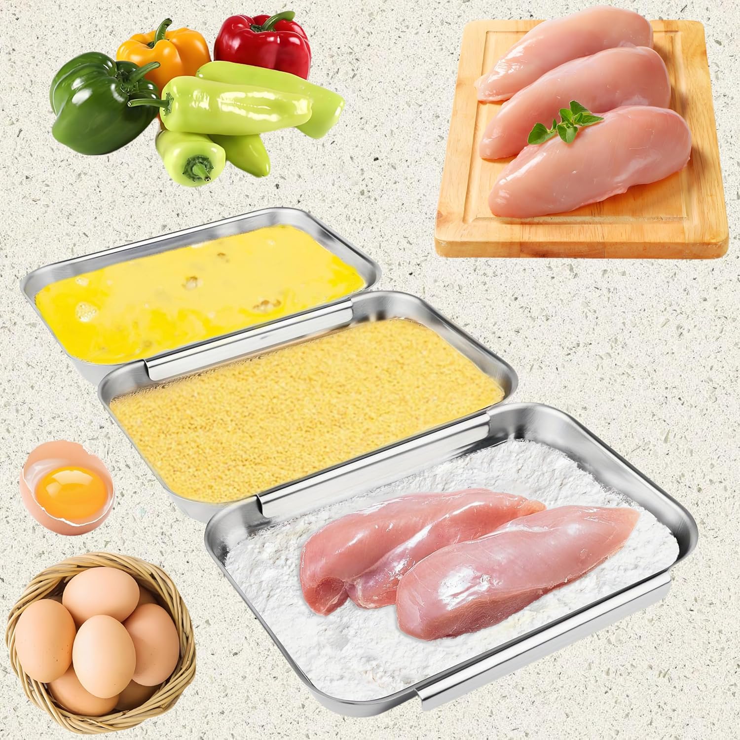 Breading Tray Set