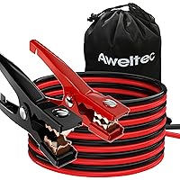 Vista 9 de Cables de puente 800A de calibre 1, 30 pies, cables de refuerzo resistentes con abrazaderas de conexión rápida para camión, SUV, camioneta