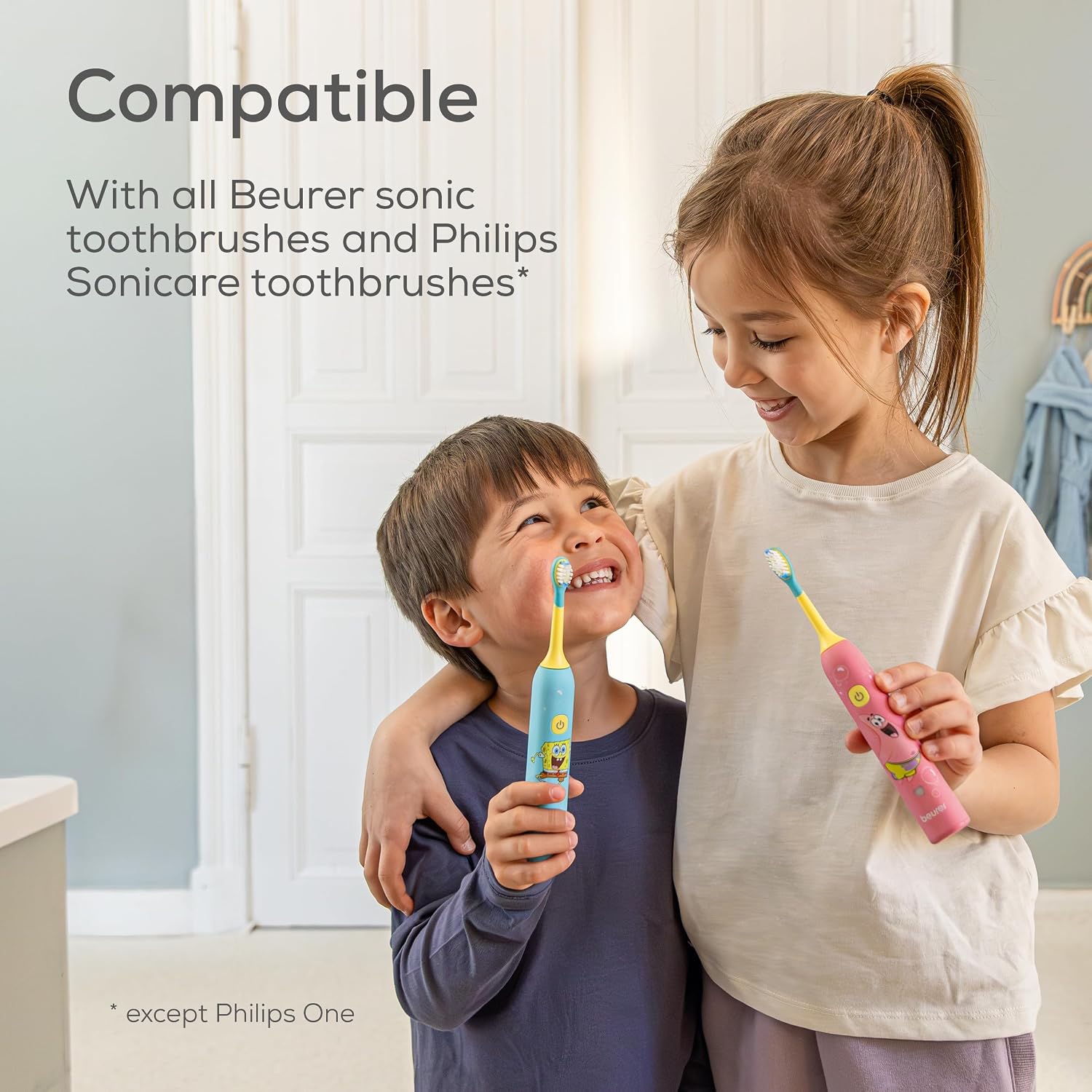 Beurer SC WavyClean Replacement Toothbrush Heads for Children from 6 Years
