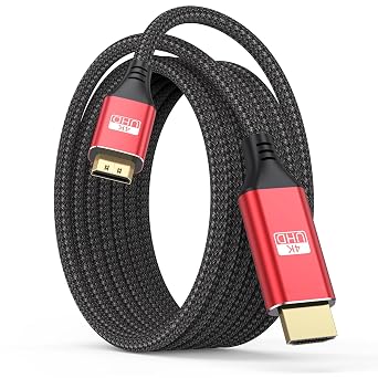 Mini HDMI to HDMI Cable 10FT, 4K@60Hz HDMI to Mini HDMI Cable