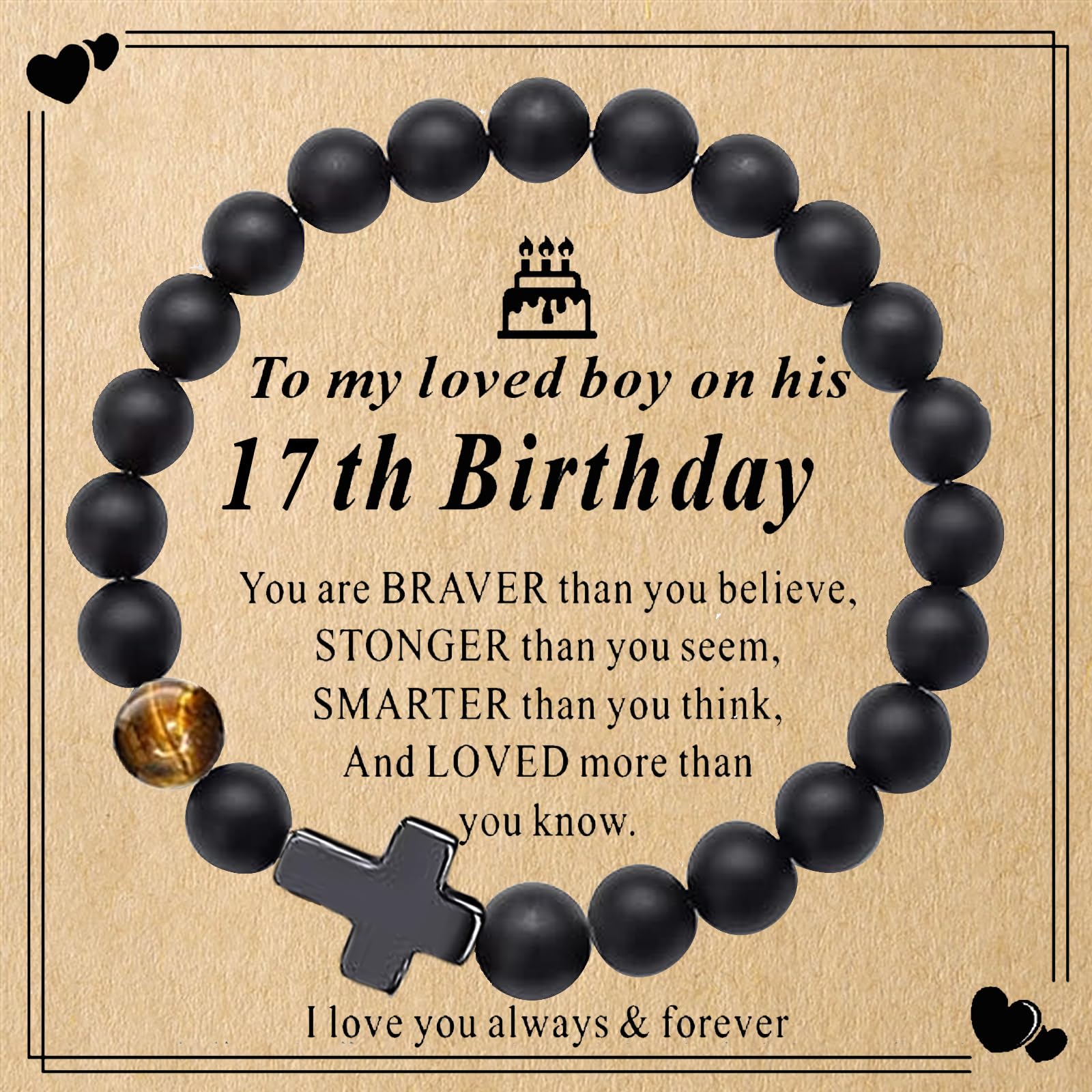 FYBLYCOO 4-30 Year Old Birthday Gifts for Boys 10th 13th 16th 18th 21st 30th Birthday Decorations for Boys Him with Message Card for Son/Grandson/