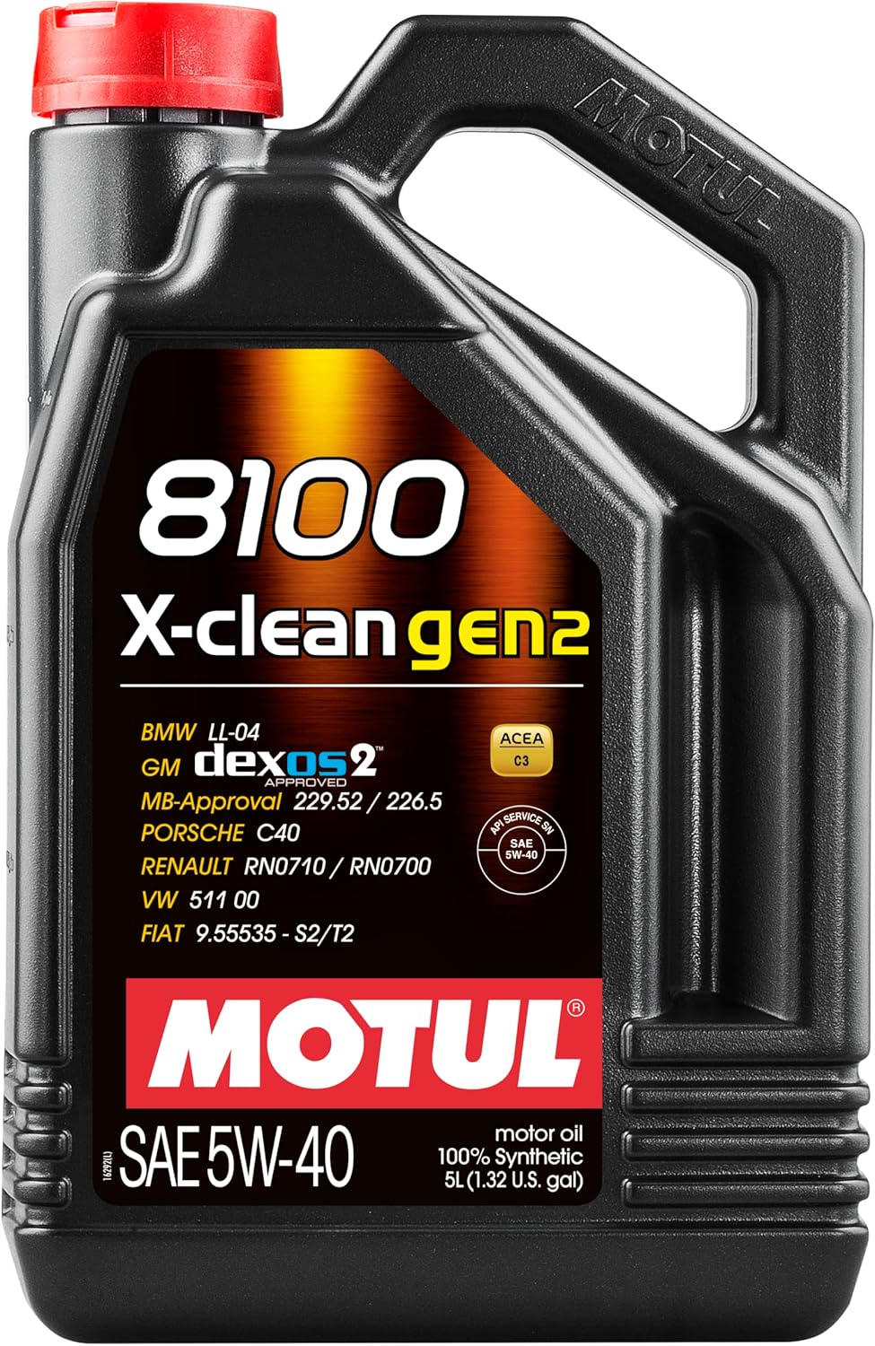 Motul - 109762 - Motul 109762 8100 X-CLEAN GEN2 5W-40 4X5L