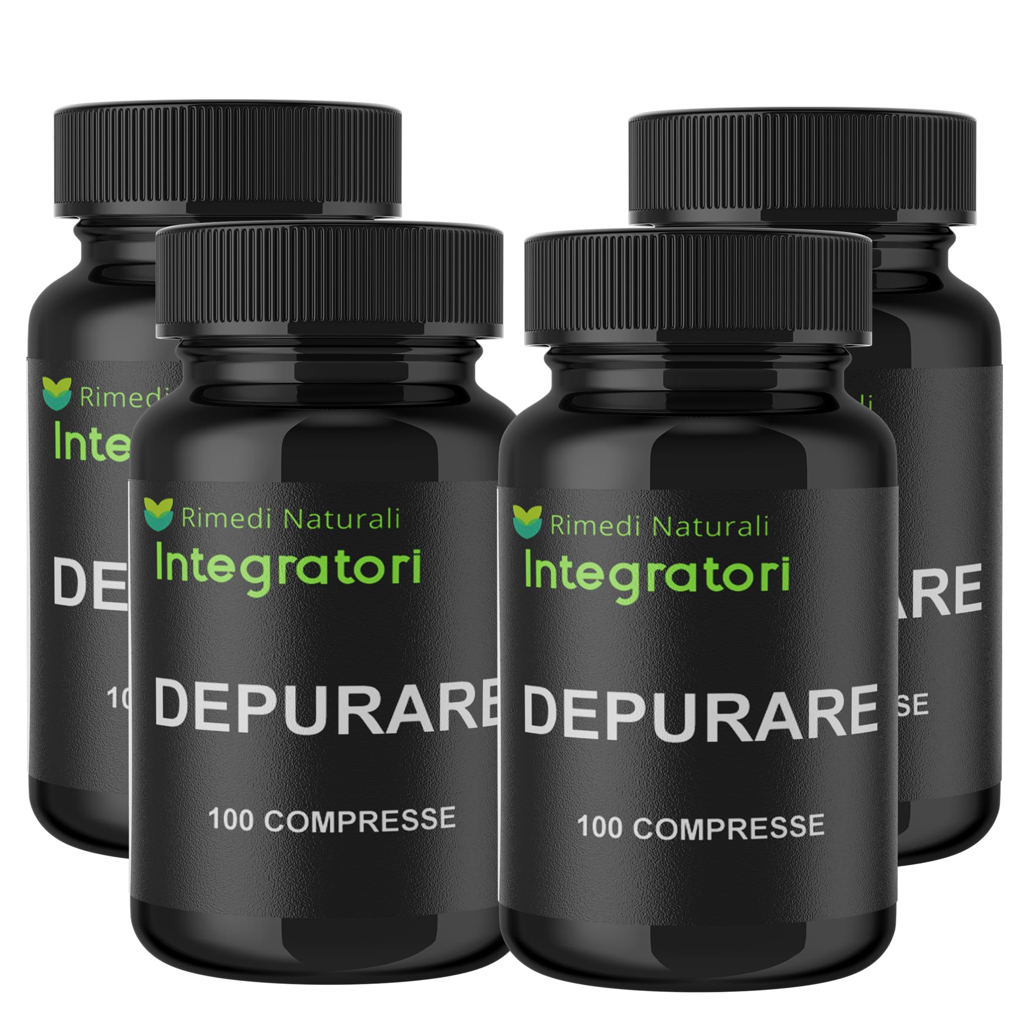 Depurare 400 Compresse - Cardo Mariano 80% Silimarina Tarassaco 20% Inulina Carciofo 2,5% Cinarina Colina e Inositolo - Detox Drenante Detossificante