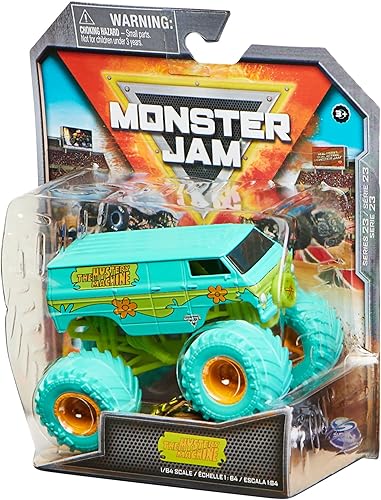Miniatura 5 de Monster Jam Camión fundido a presión Spin Master 164 2022 con accesorio adicional máquina Nitro Neon Mystery