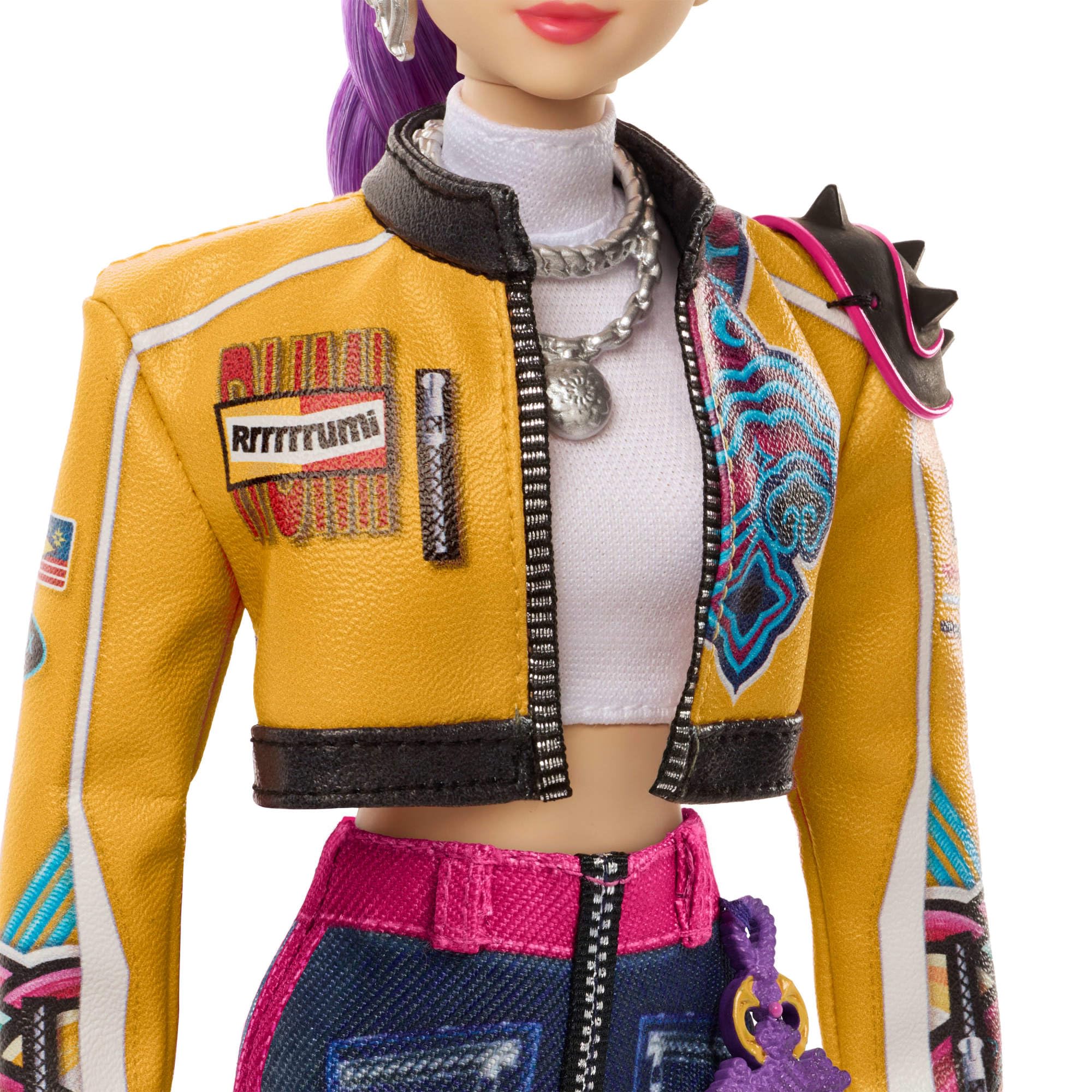 Mattel KPop Demon Hunters HUNTR/X Rumi-Modepuppe Bühnenoutfit Schwert-Zubehör JRN35