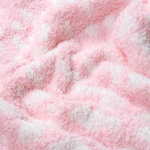 Miniatura 4 de Manta suave para bebé, acogedora manta para recién nacidos, guardería, niños, leopardo, 30 x 40 pulgadas, guepardo rosa