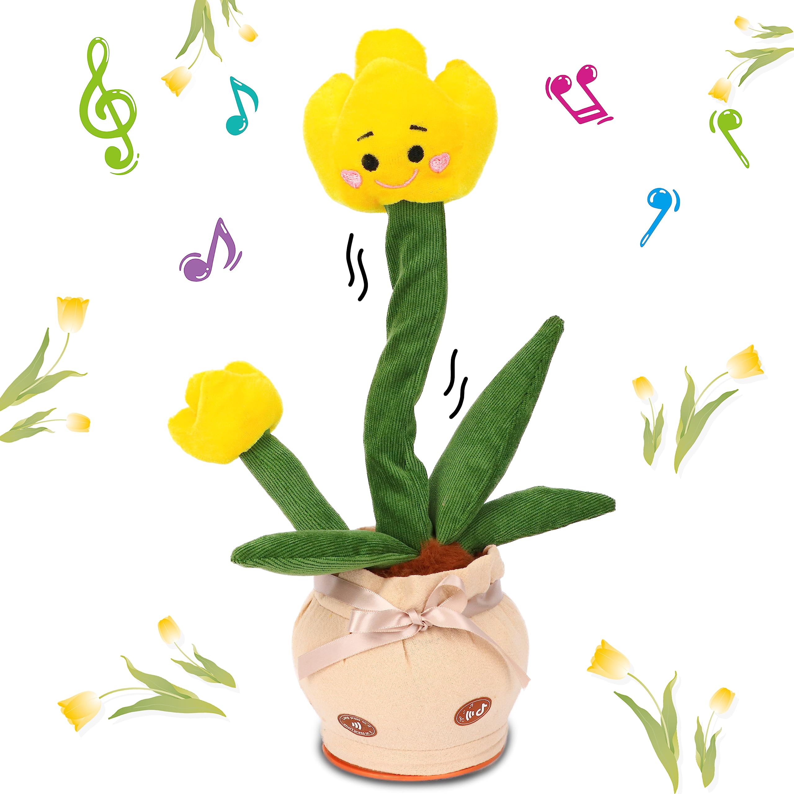 ぬいぐるみ 5el electric dancing flower 5eL “Electric Dancing Flower” - Red