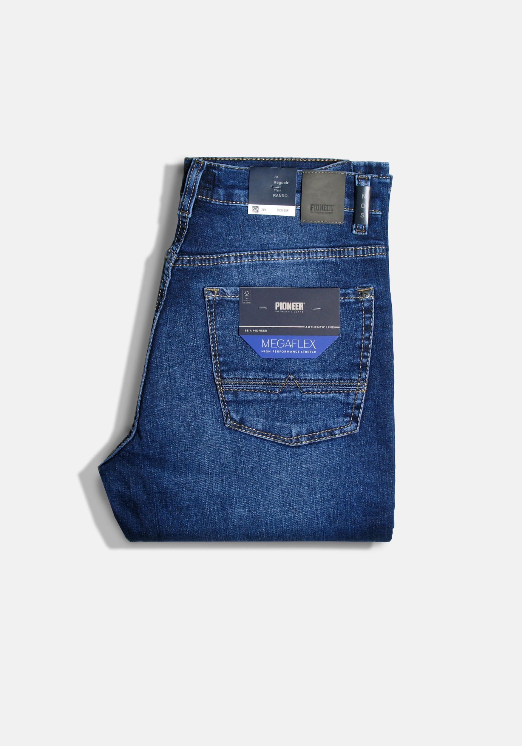 PIONEER AUTHENTIC JEANS Herren Jeans Rando Megaflex Denim Regular fit