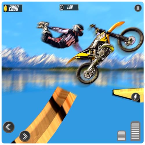 Stuntman Tricky Bike Water Stunts
