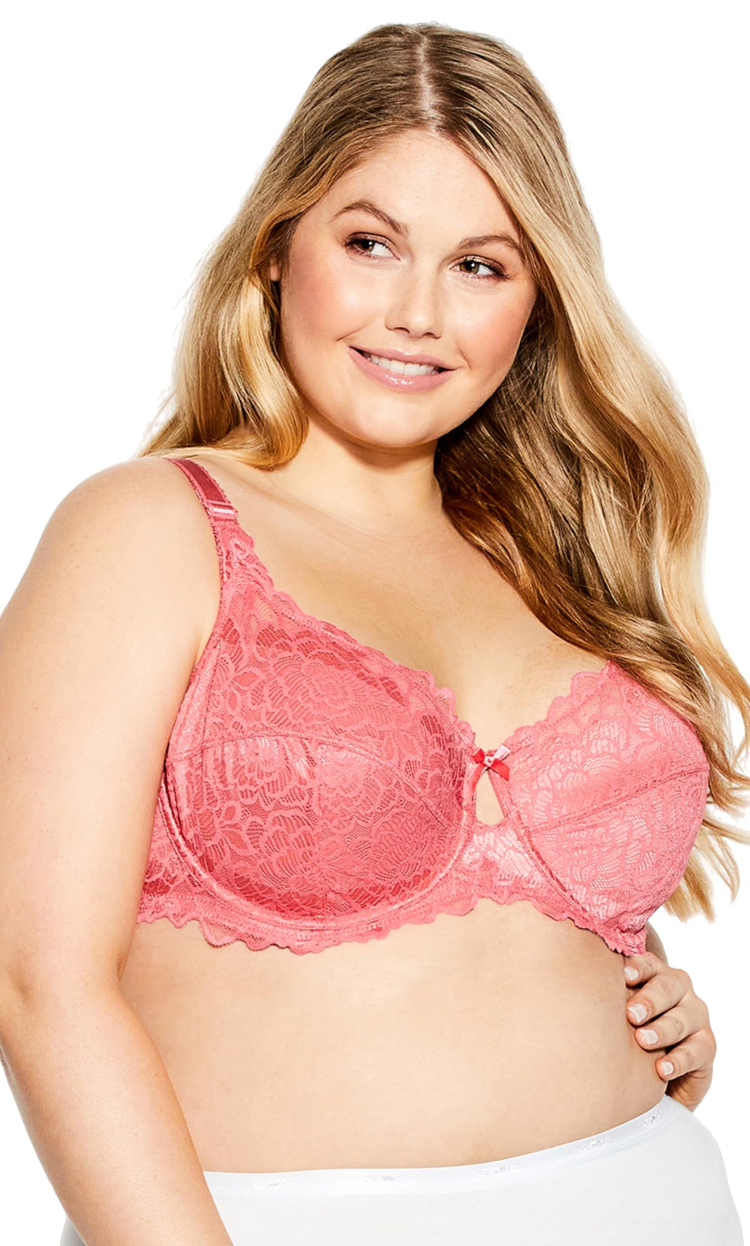 Avenue Women's Bra-Knitted Lace Soft Cup