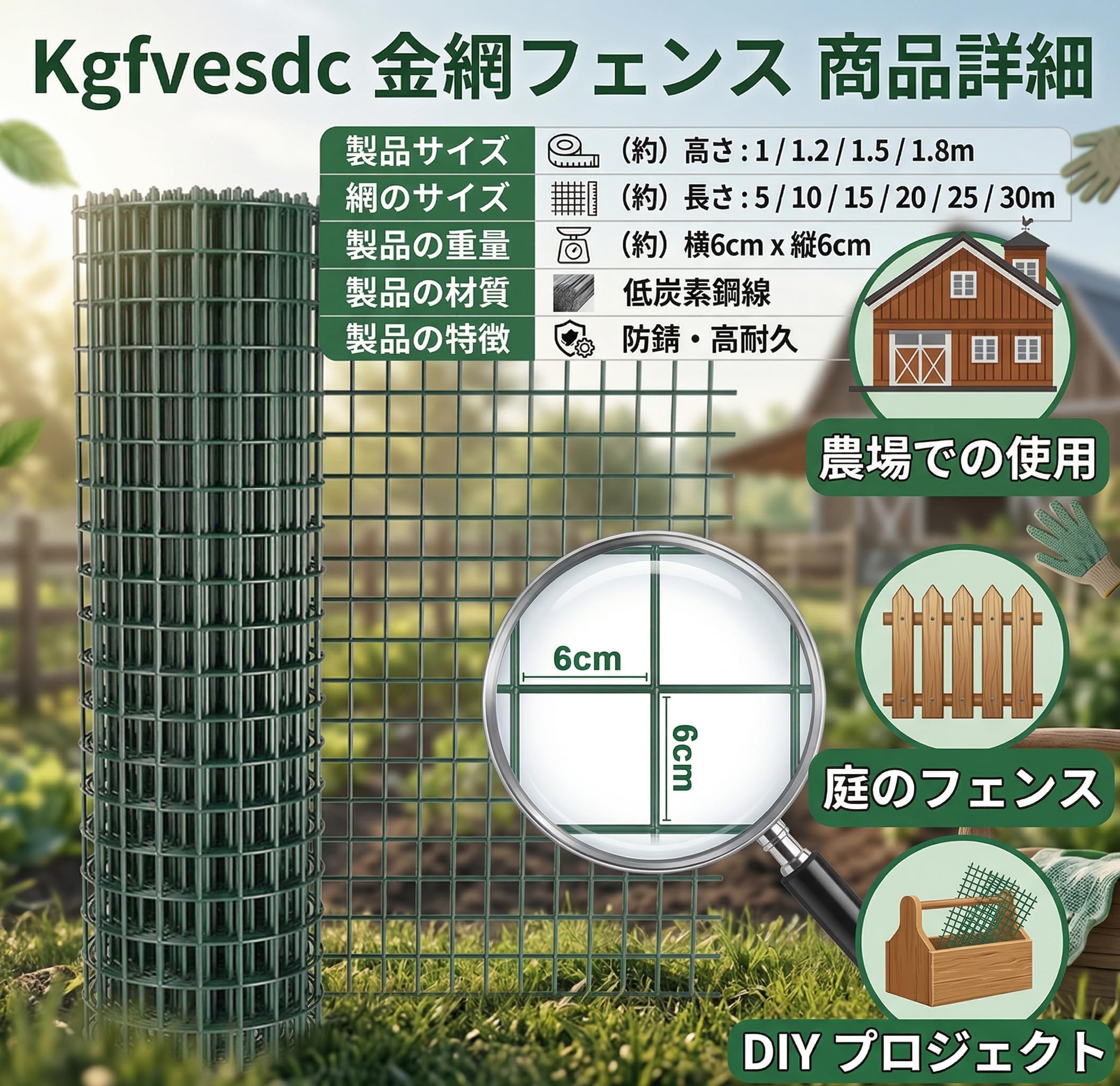 Amazon | Kgfvesdc アニマルフェンス ドッグラン フェンス 屋外【改良