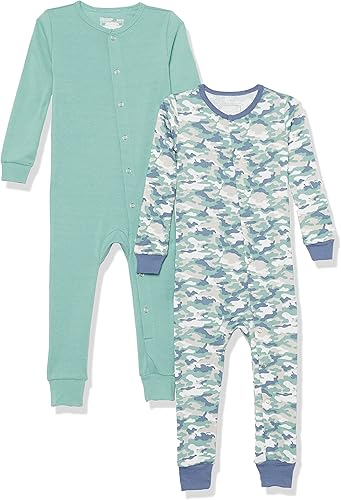 Miniatura 10 de Hanes Trajes de juego para bebés y niñas Ultimate Baby Flexy Knit para jugar y dormir trajes de juego para bebés pijamas para bebé paquete de 2